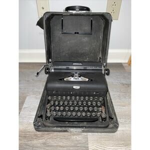 VTG VINTAGE ROYAL ARROW TOUCH CONTROL TYPEWRITER 1930S